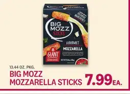 Kings Food Markets BIG MOZZ MOZZARELLA STICKS offer