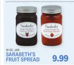Kings Food Markets SARABETH'S FRUIT SPREAD offer