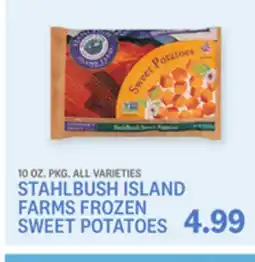 Kings Food Markets STAHLBUSH ISLAND FARMS FROZEN SWEET POTATOES offer