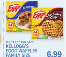 Kings Food Markets KELLOGG'S EGGO WAFFLES FAMILY SIZE offer