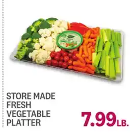 Kings Food Markets STORE MADE FRESH VEGETABLE PLATTER offer