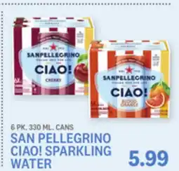Kings Food Markets SAN PELLEGRINO CIAO! SPARKLING WATER offer