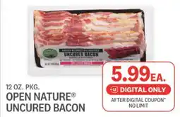 Kings Food Markets OPEN NATURE UNCURED BACON offer