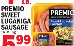 C Town PREMIO SWEET LUGANIGA SAUSAGE offer