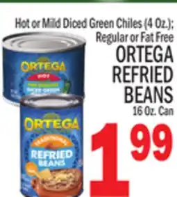 C Town ORTEGA REFRIED BEANS 16 Oz. Can offer