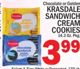 C Town KRASDALE SANDWICH CREAM COOKIES offer
