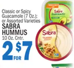 C Town SABRA HUMMUS 10 Oz. Cntr. 10 offer