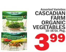 C Town CASCADIAN FARM ORGANIC VEGETABLES offer