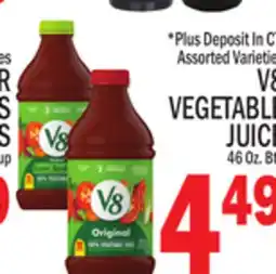 C Town V8 VEGETABLE JUICE offer