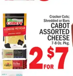 C Town CABOT ASSORTED CHEESE offer