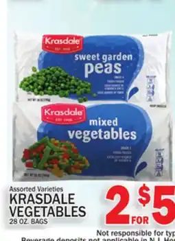C Town KRASDALE VEGETABLES offer