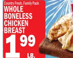 C Town WHOLE BONELESS CHICKEN BREAST offer