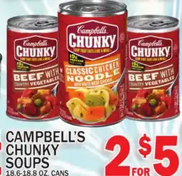 C Town CAMPBELL'S CHUNKY SOUPS offer