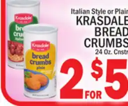 C Town KRASDALE BREAD CRUMBS offer