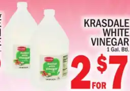 C Town KRASDALE WHITE VINEGAR offer
