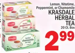 C Town KRASDALE HERBAL TEA offer