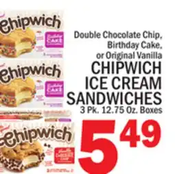 C Town CHIPWICH ICE CREAM SANDWICHES offer