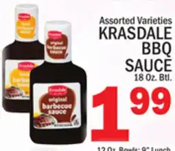 C Town KRASDALE BBQ SAUCE offer