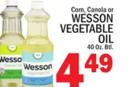 C Town WESSON VEGETABLE OIL offer