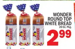 C Town WONDER ROUND TOP WHITE BREAD offer