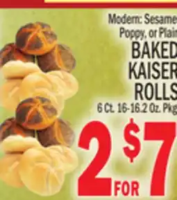 C Town BAKED KAISER ROLLS offer