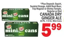 C Town CANADA DRY GINGER ALE offer