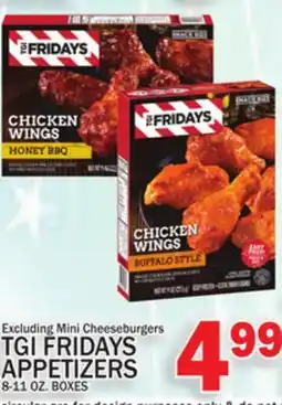 C Town TGI FRIDAYS APPETIZERS offer
