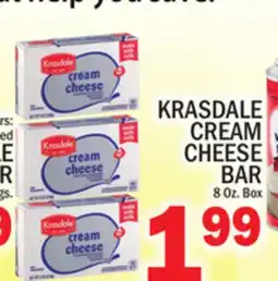 C Town KRASDALE CREAM CHEESE BAR offer