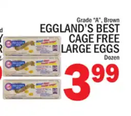 C Town EGGLAND'S BEST CAGE FREE LARGE EGGS offer