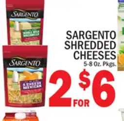 C Town SARGENTO SHREDDED CHEESES offer