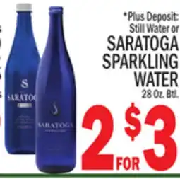 C Town SARATOGA SPARKLING WATER offer