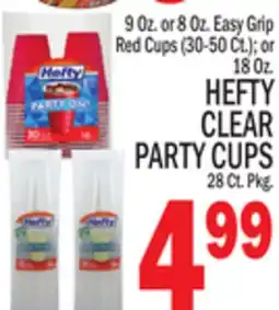 C Town HEFTY CLEAR PARTY CUPS 28 Ct. Pkg offer
