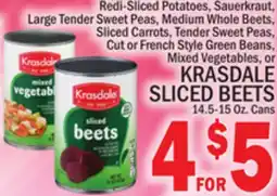 C Town KRASDALE SLICED BEETS offer
