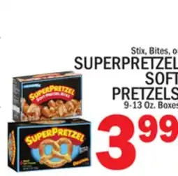 C Town SUPERPRETZEL SOFT PRETZELS offer