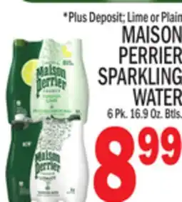 C Town MAISON PERRIER SPARKLING WATER offer