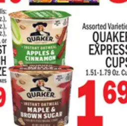 C Town QUAKER EXPRESS CUPS offer