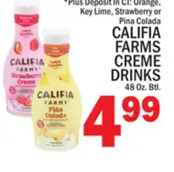 C Town CALIFIA FARMS CREME DRINKS offer
