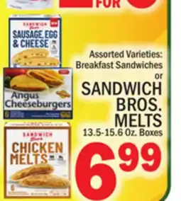 C Town SANDWICH BROS. MELTS offer