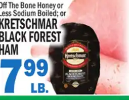 C Town KRETSCHMAR BLACK FOREST BLACK FOREST HAM offer