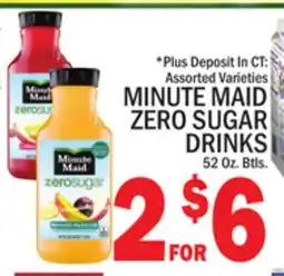 C Town MINUTE MAID ZERO SUGAR DRINKS offer