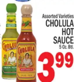 C Town CHOLULA HOT SAUCE offer