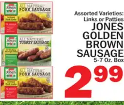 C Town JONES GOLDEN BROWN SAUSAGE offer