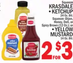 C Town KRASDALE KETCHUP 24 Oz. Btl offer