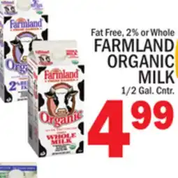 C Town FARMLAND ORGANIC MILK offer