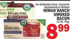 C Town NIMAN RANCH SMOKED BACON offer