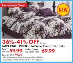 Boscov's IMPERIAL LIVING 6-Piece Comforter Sets offer