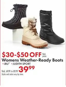 Boscov's Womens Weather-Ready Boots offer