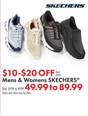 Boscov's Mens & Womens SKECHERS offer
