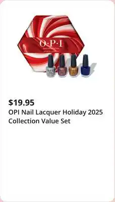 JC Penney OPI Nail Lacquer Holiday 2025 Collection Value Set offer