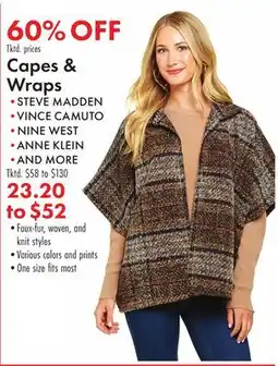 Boscov's Capes & Wraps offer